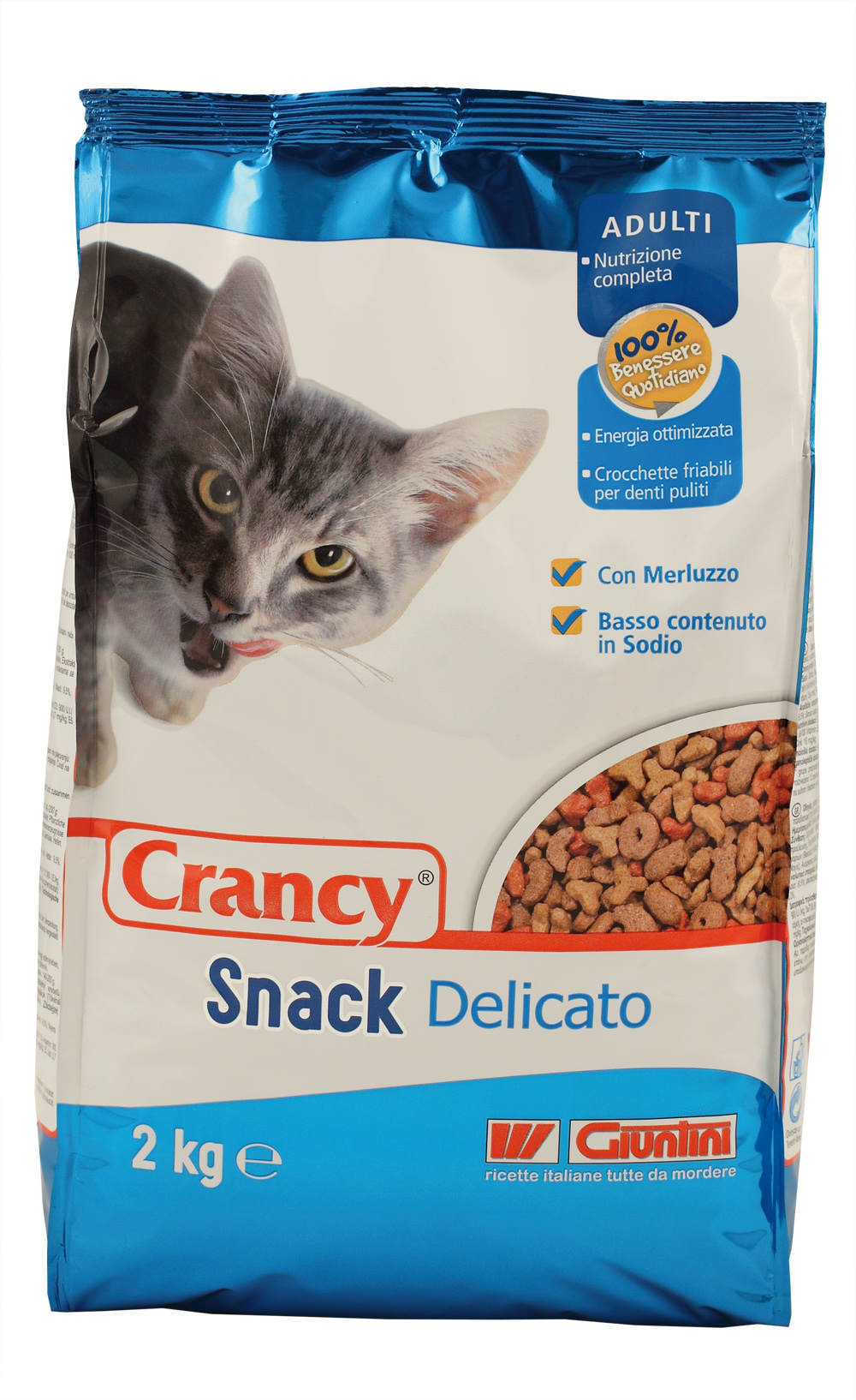 Crancy Snack Delicato - cibo gatto (6 pz x 2 kg)